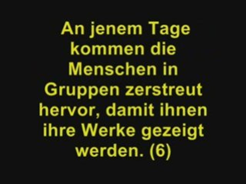 Dailymotion - Quran Al Zalzala 99 (deutsch), chermi