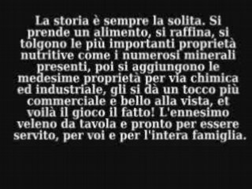 La verità sul sale