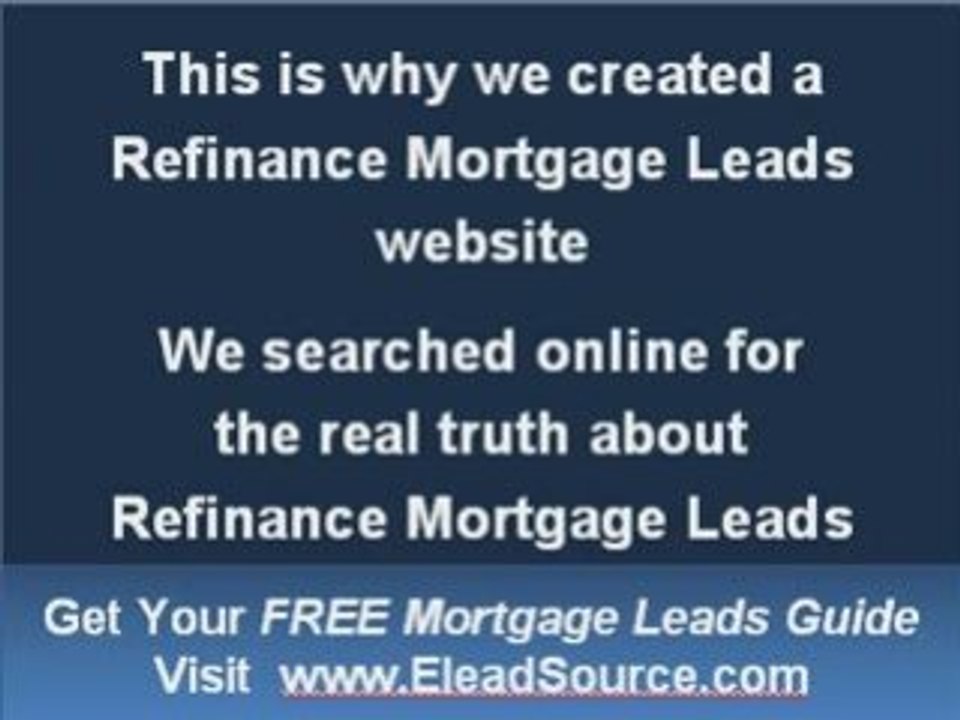 Purchase Mortgage Leads