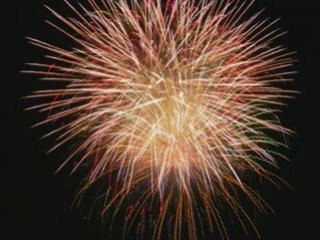 Feu d'artifice a saint germain sur ay