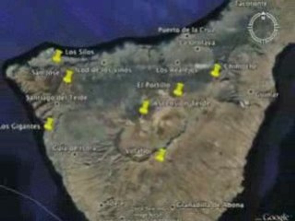 Parcours du trail aux Canaries