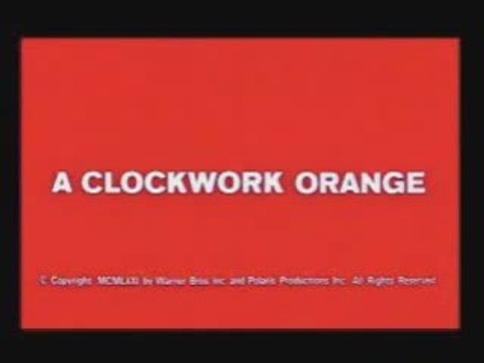 BANDE ANNONCE 2 CLOCKWORK ORANGE MECANIQUE STEFGAMERS