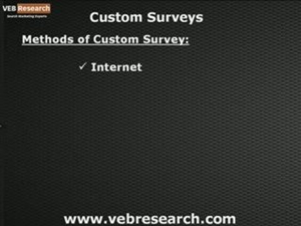 Custom Surveys