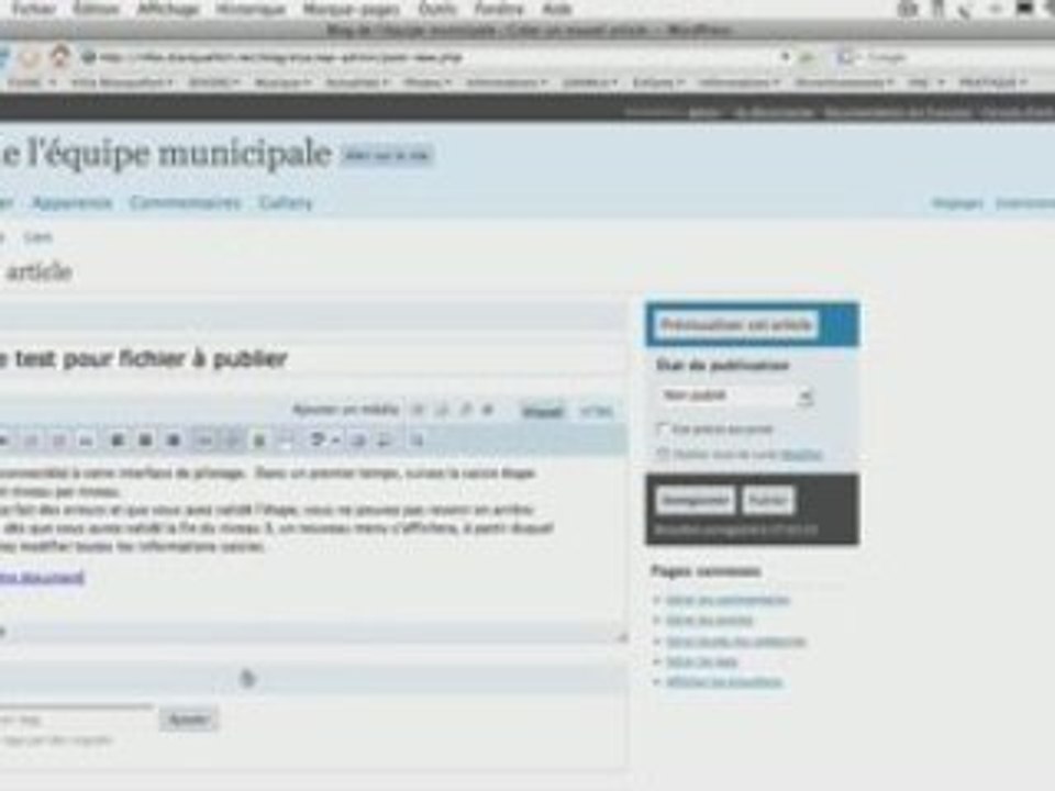 METTRE UN FICHIER A TELECHARGER SUR UN BLOG WORDPRESS
