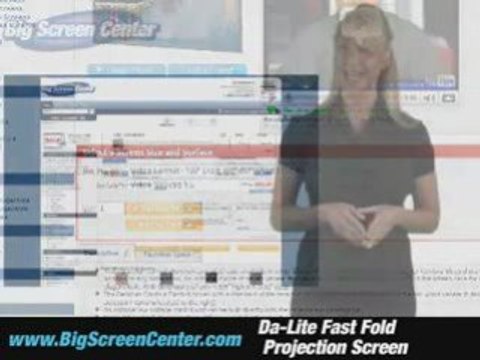 Da-Lite Fast Fold Projection Screen