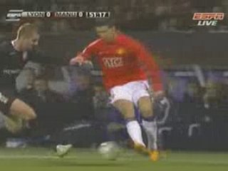 Cristiano Ronaldo panna roulette vs Lyon