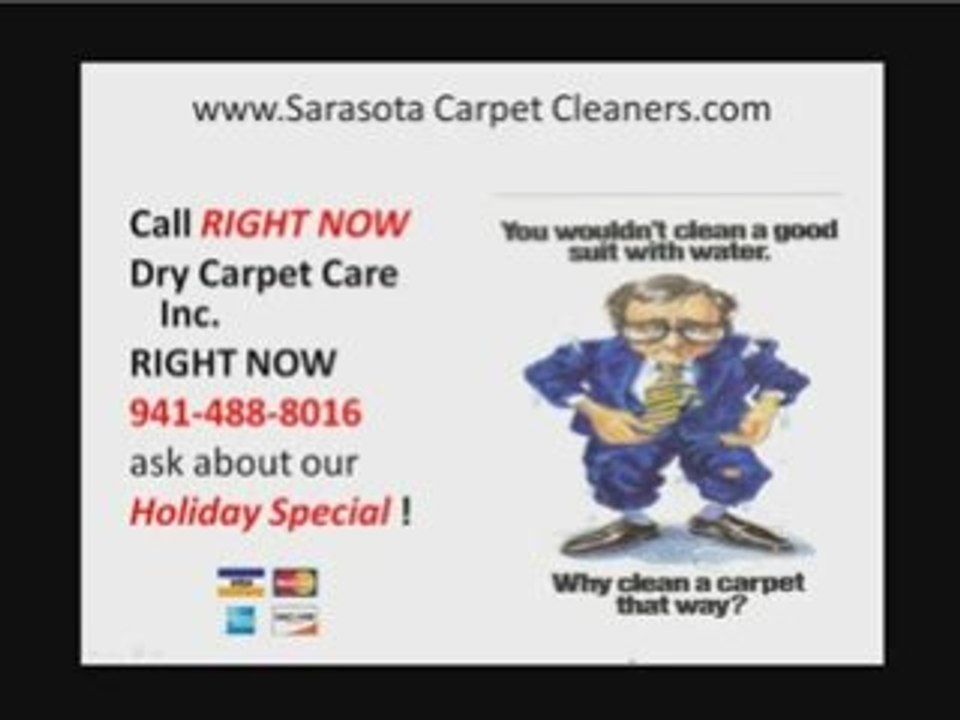 Sarasota Florida Carpet Cleaning and Venice Carpet Cleaners