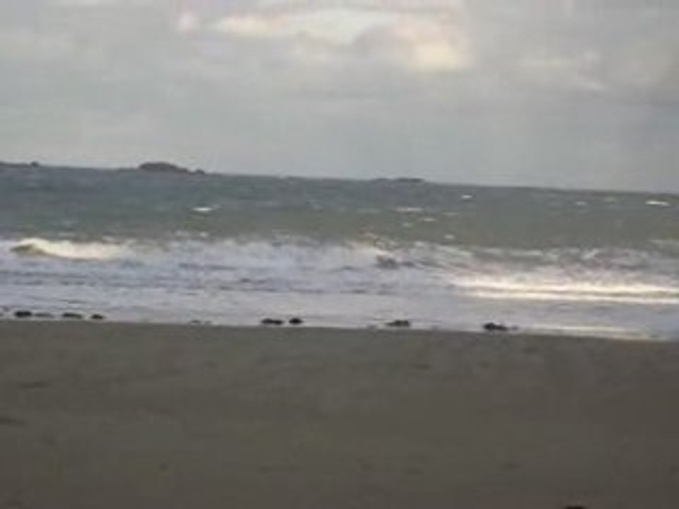 la mer est agité