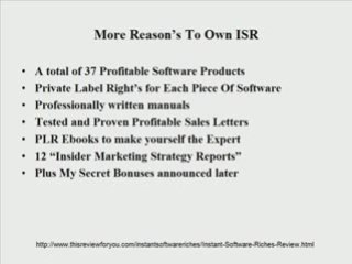 Instant Software Riches Review