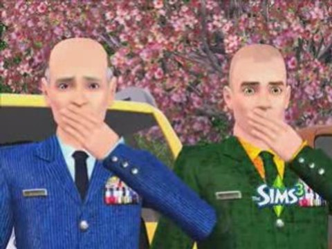 Les Sims 3 Elections : Mccain et Sarah Palin