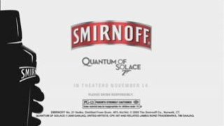 Publicité Smirnoff - Quantum of Solace