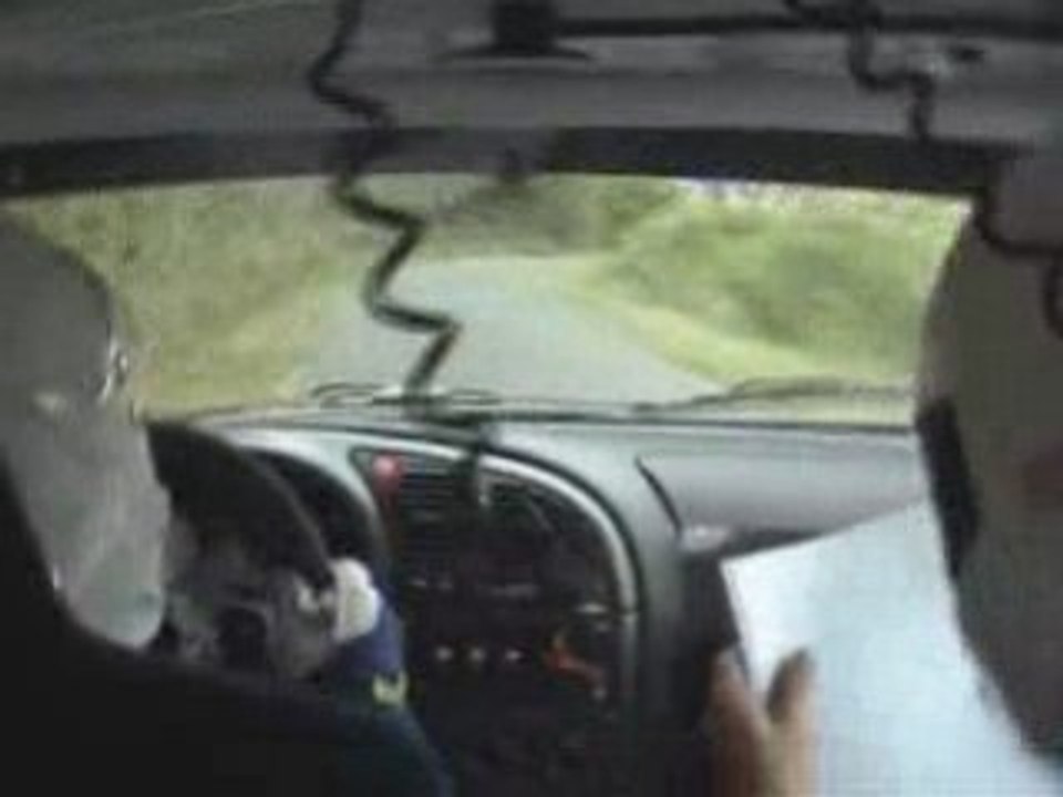 Rallye des Côtes du Tarn 2008 Bertrand /Bompar ES1 Casse cardan