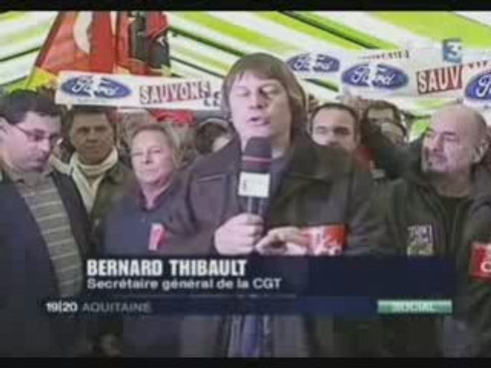 Ford Blanquefort le 29.10.2008