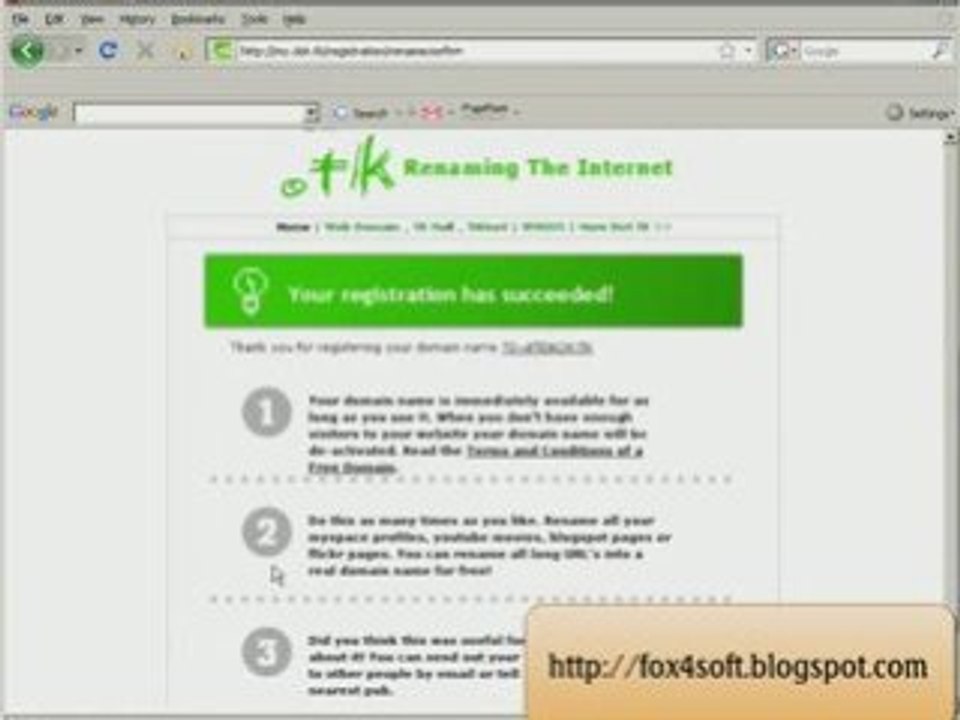 get free domain name