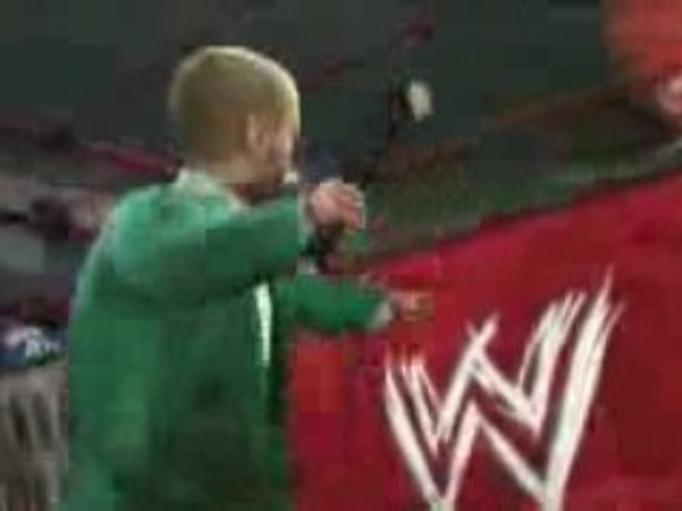 Smackdown vs Raw 2009 - Hornswoggle Under The Ring