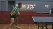 Table Tennis Backhand Topspin Against Block