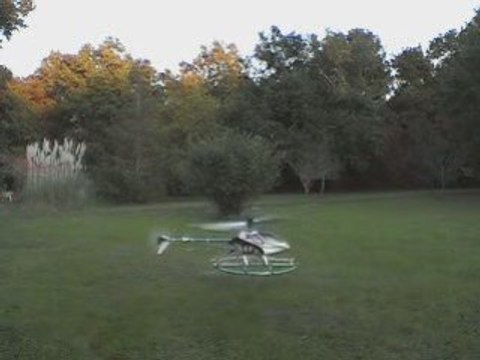 Raptor 50 titanium 1er vol et 1ere peur