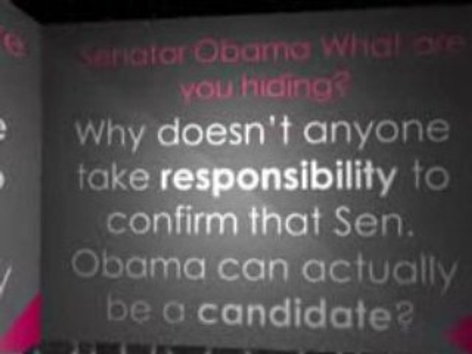 Hiding something Sen. Obama?