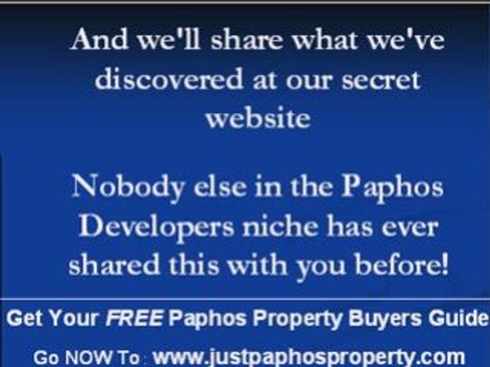 Estate Agents Paphos
