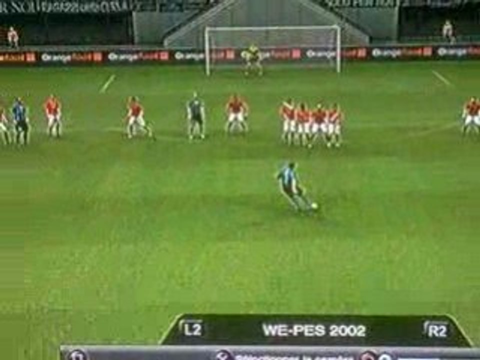 Coup Franc de Luis Figo par Rabah