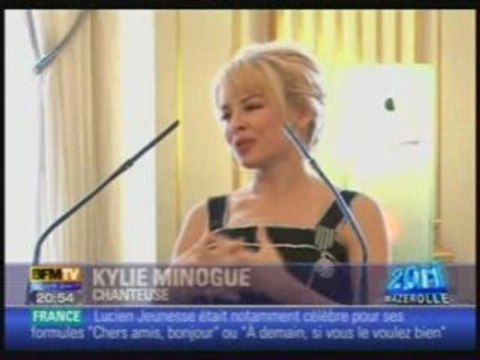 Les arts et le lettres pour kylie minogue