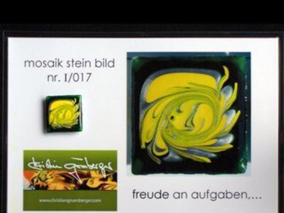 SEOnet: Unikat Mosaik Stein Bild 017 übergeben an