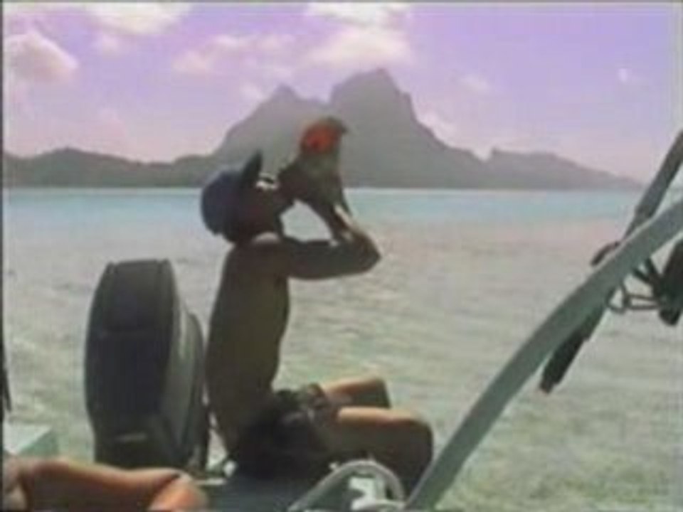 Tour de Bora Bora en pirogue