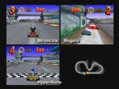 Jeu en Réseau : Mickey Speedway USA (N64)