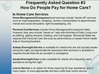 FAQ 3 Home Care St. Louis Park MN Visiting Angels