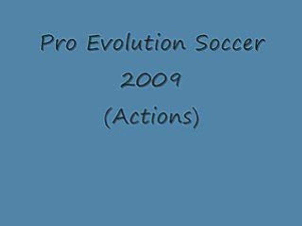 pro evolution soccer 2009 compilation 3