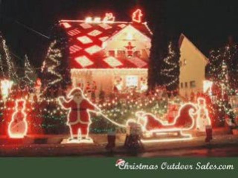 Outside Christmas Decorations and Light Displays