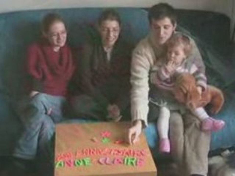 Bon anniversaire Anne Claire!