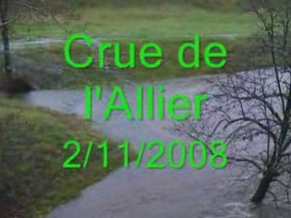 Crue allier 2/11/2008