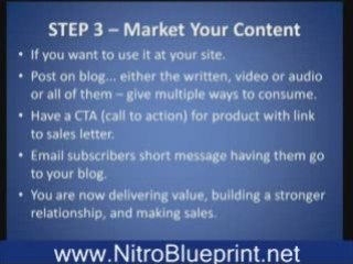 Get traffic, build a list & make sales - Part2