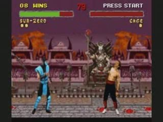 Mortal kombat 2 test sur Super Nintendo