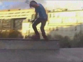 Nico sur les curbs de Bercy
