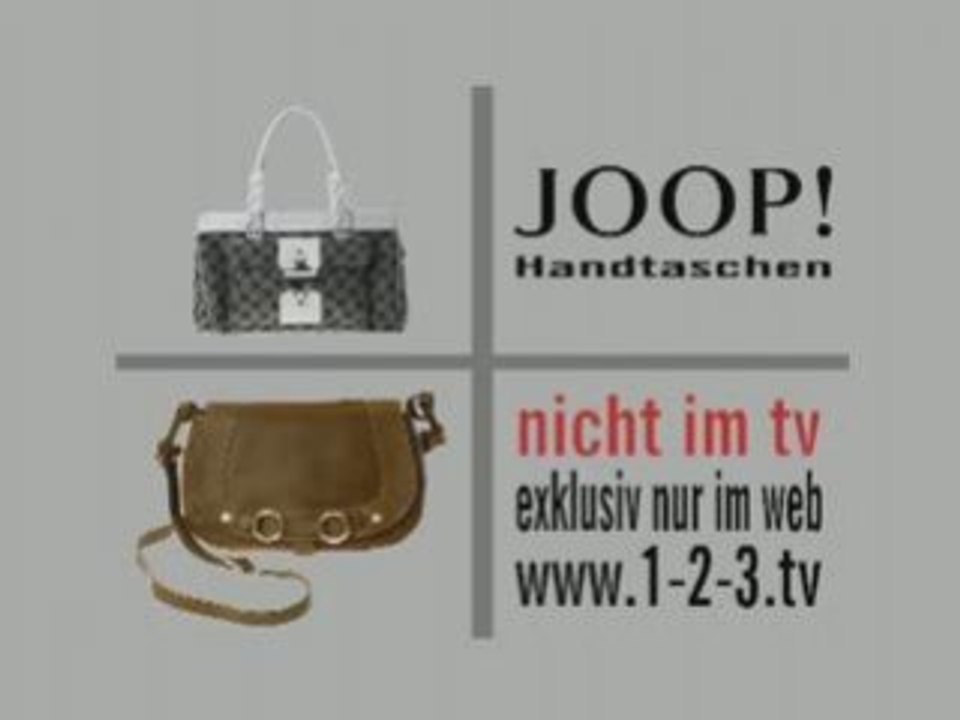 Joop handtaschen auf 1-2-3.tv