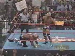 Kidman As Referee Hulk Hogan vs Jeff Jarrett 12.6.00
