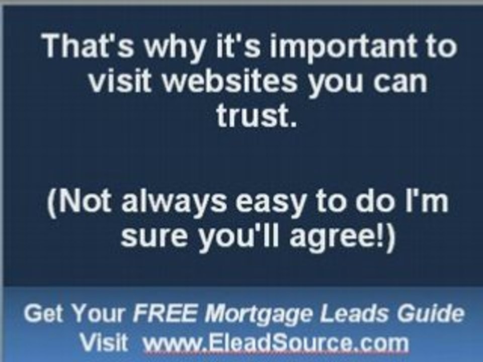 Mortgage Broker Leads