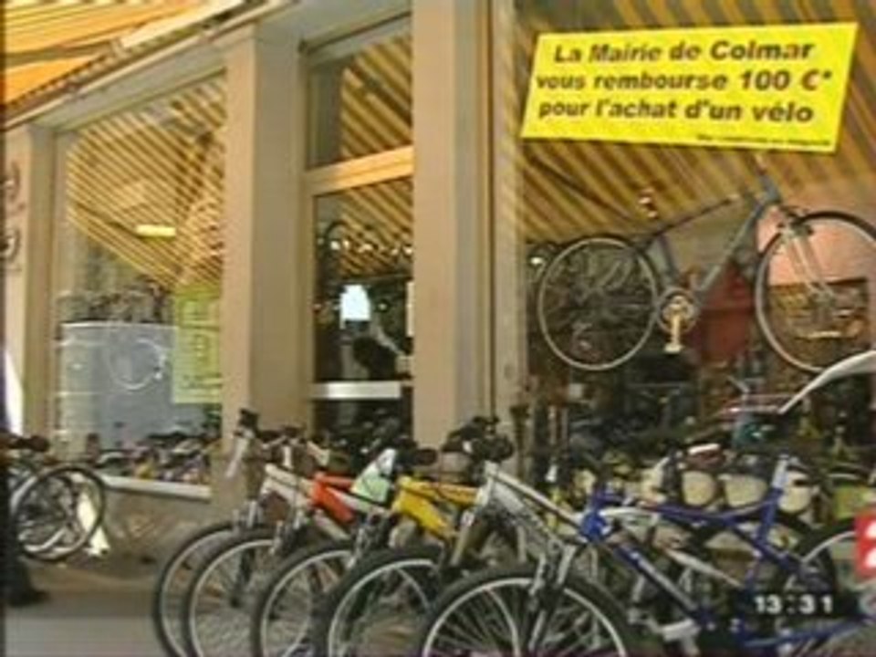 colmar le haut rhin une prime de 100 euros pour un vélot