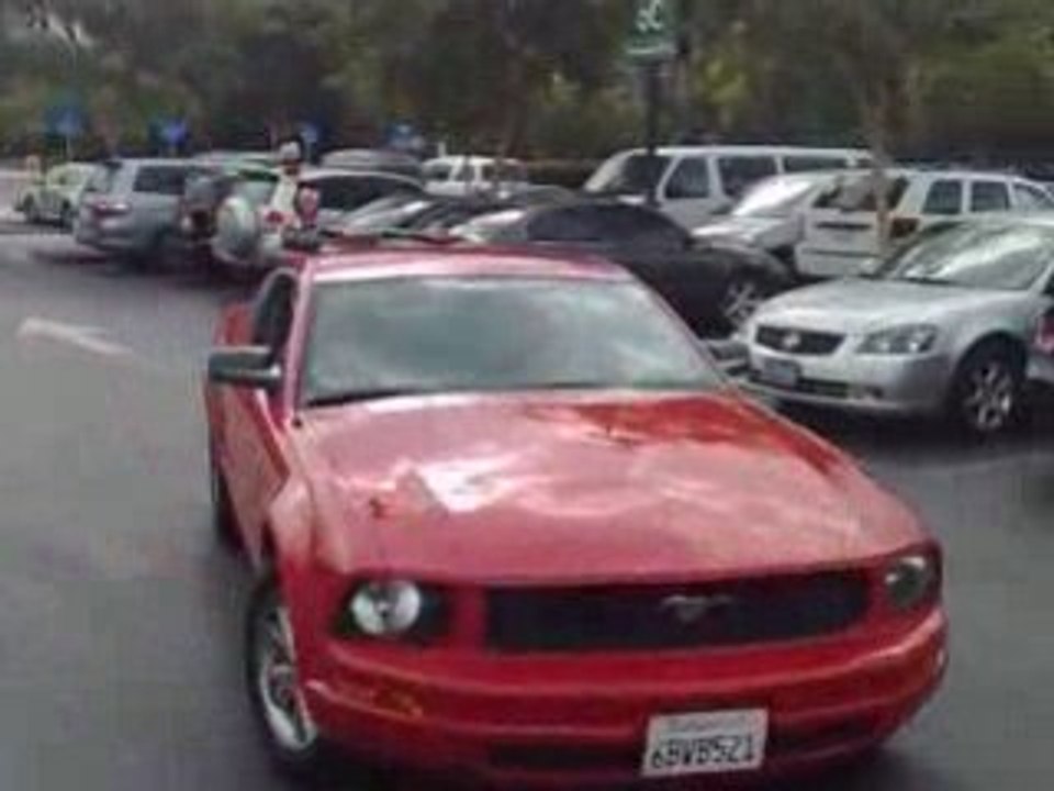 notre voiture de location, une mustang :-)