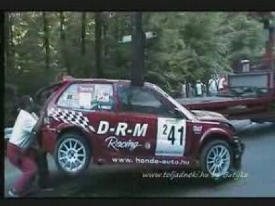 rallye course de cote crash