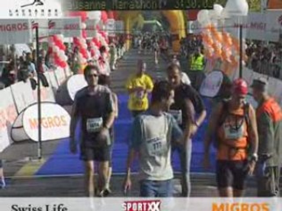 Arrivée Marathon Lausanne