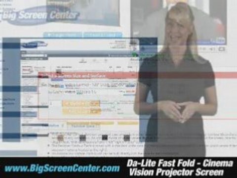 Da-Lite Fast Fold - Cinema Vision Projector Screen