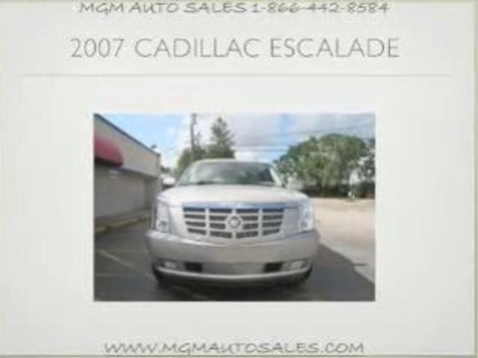 Mason OH Looking for a 2007 Cadillac Escalade