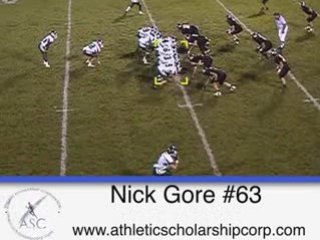Nick Gore #63 OL/DL Nordonia High School Football Highlights