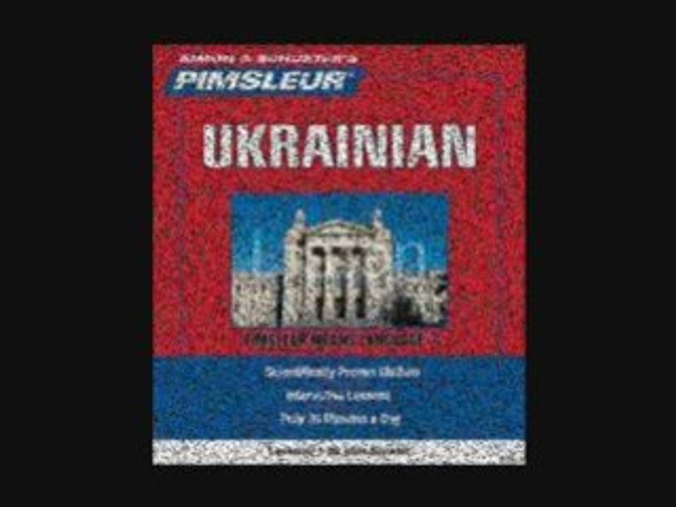 Learn to speak Ukrainian with Pimsleur