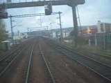 vidéo juste après le départ du train
