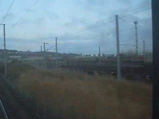 suite de la vidéo juste après le départ du train