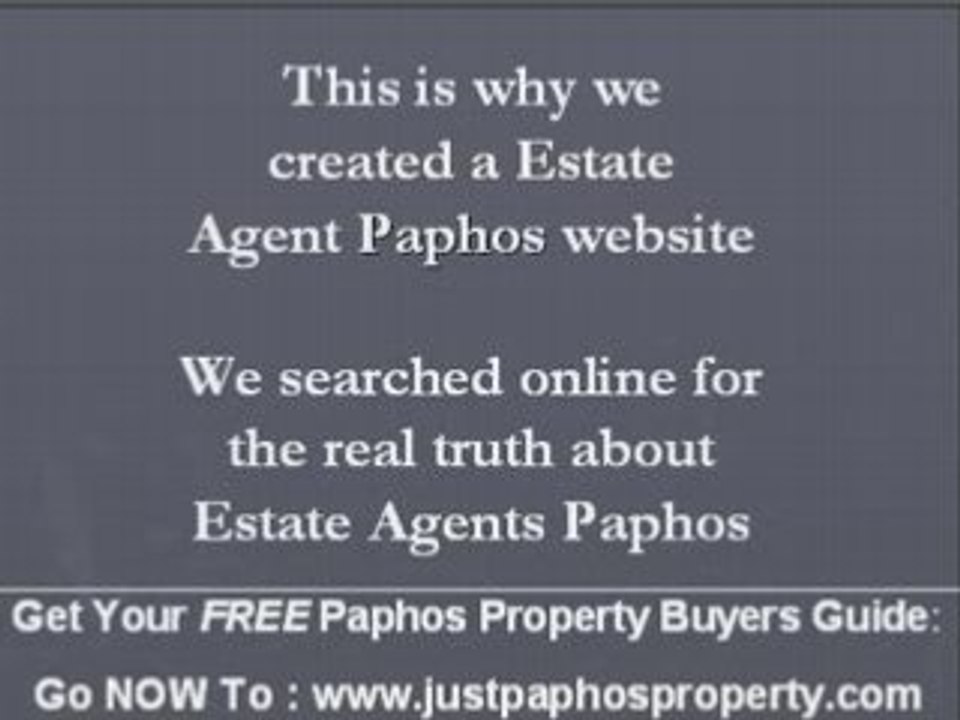 Estate Agents Paphos